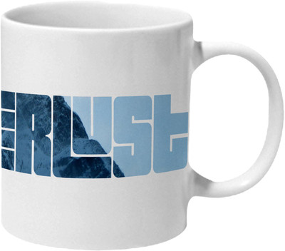 

Mooch Wale Wanderlust Snow Peaks Ceramic Mug(325 ml), Multicolor