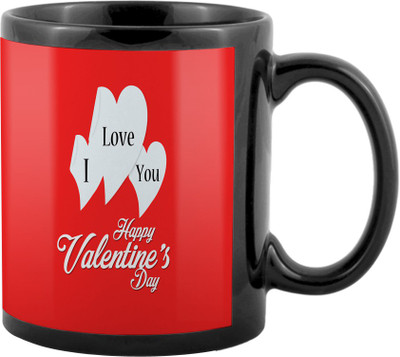 

SKY TRENDS Valentine Gifts For Special Girlfriend,Boyfriend,Wife,Husband,design 196 Ceramic Mug(325 ml), Black