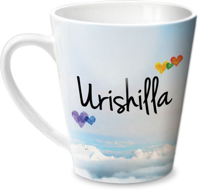 

Hot Muggs Simply Love You Urishilla Conical Ceramic Mug(350 ml)