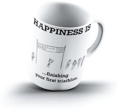 

Ucard Happiness Is1667 Bone China, Ceramic, Porcelain Mug(325 ml)