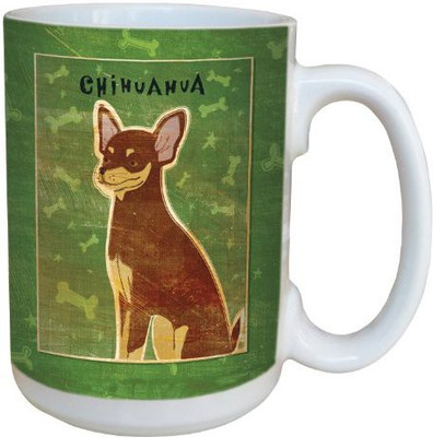 

Tree-Free Greetings Greetings sg43981 Chocolate and Tan Chihuahua by John W. Golden Ceramic with Full-Sized Handle, 15-Ounce Ceramic Mug(60 ml), Multicolor