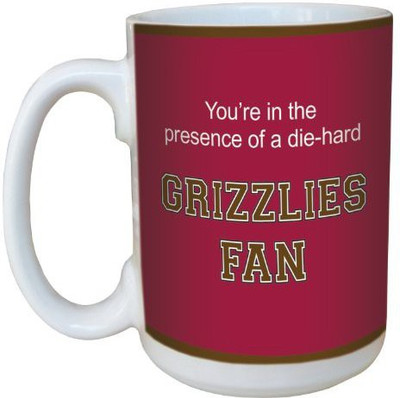 

Tree-Free Greetings Greetings lm44796 Grizzlies College Basketball Ceramic with Full-Sized Handle, 15-Ounce Ceramic Mug(60 ml), Multicolor