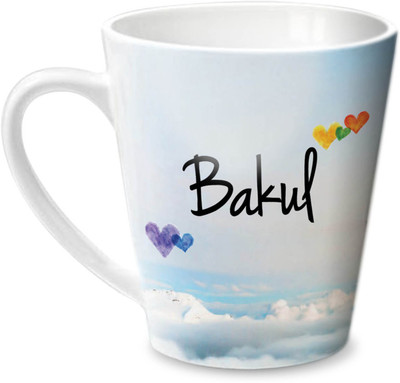 

Hot Muggs Simply Love You Bakul Conical Ceramic Mug(350 ml)