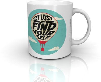 

Seven Rays Get Lost And Find Yourself Ceramic Mug(250 ml)