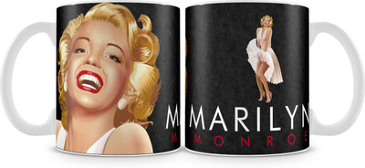 

Posterboy Marilyn Monroe Face Ceramic Mug(350 ml), Multicolor