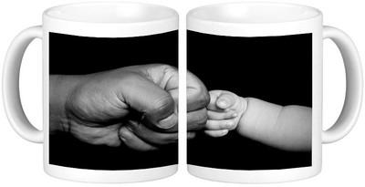 

Shopmillions My Father My strength Ceramic Mug(300 ml), Multicolor
