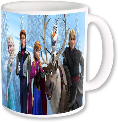 

Heyworlds frozen disny cartoon Ceramic Mug(325 ml), Multicolor