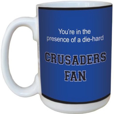 

Tree-Free Greetings Greetings lm44451 Crusaders College Football Fan Ceramic with Full-Sized Handle, 15-Ounce Ceramic Mug(60 ml), Multicolor