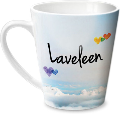 

Hot Muggs Simply Love You Laveleen Conical Ceramic Mug(350 ml)