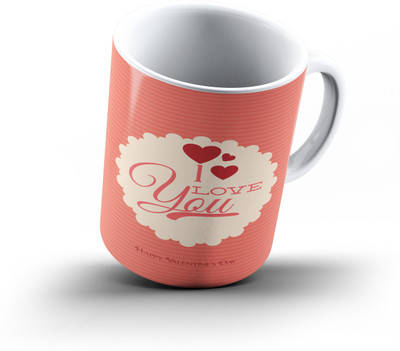 

Ucard Valentines Day Love639 Bone China, Ceramic, Porcelain Mug(325 ml)