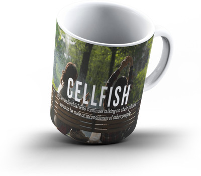 

Ucard Cellfish Wordplay787 Bone China, Ceramic, Porcelain Mug(325 ml)