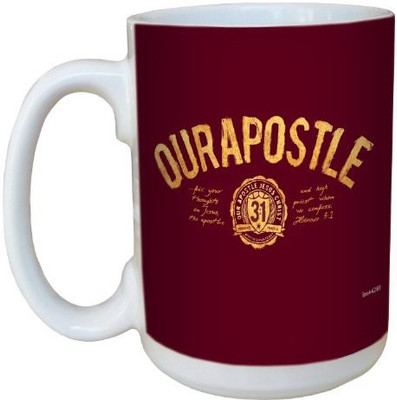 

Tree-Free Greetings Greetings lm44281 Our Apostle: Hebrews 3:1 Ceramic with Full-Sized Handle, 15-Ounce Ceramic Mug(60 ml), Multicolor