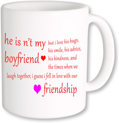 

PhotogiftsIndia Boyfriends And Friendship Ceramic Mug(325 ml)