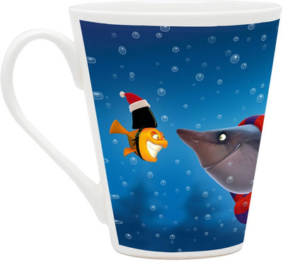 

Homesogood Christmas In Sea Ceramic Mug(355 ml)