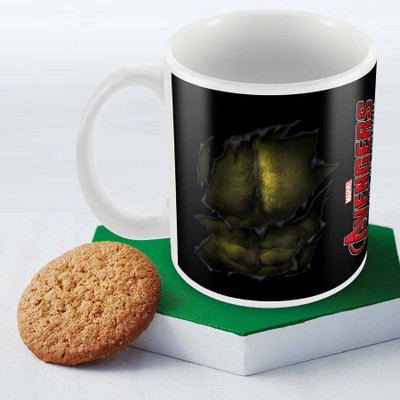 

Posterboy Hulk Green - Avengers Officially Licensed (Pack Of 1) Ceramic Mug(350 ml), Multicolor