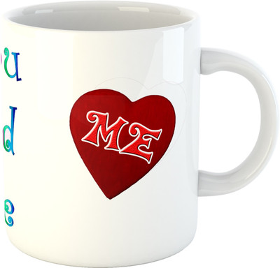 

Deeher Gifts you and me Ceramic Mug(330 ml), Multicolor