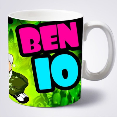

BigIdea Ben 10 Ceramic Mug(350 ml), White