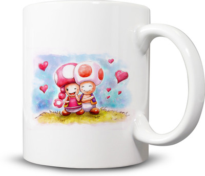 

Ackme Design Cool, Cartoon characters, Girl, Love Coffees Ceramic Mug(325 ml), Multicolor