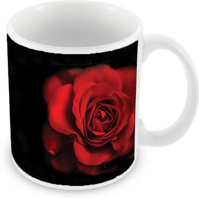 

Sleep Nature's SN-MG-1639 Ceramic Mug(350 ml), Red