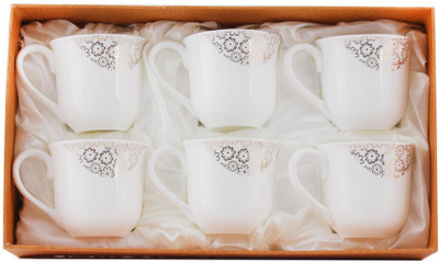 

White Gold 2906-123 Porcelain, Copper(White, Pack of 6)
