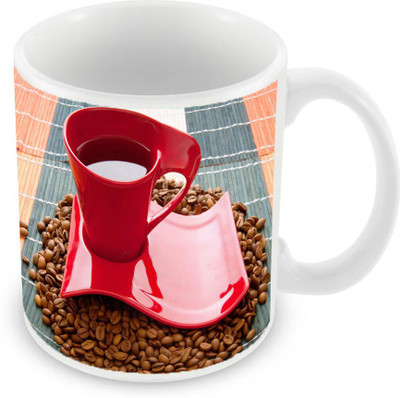 

Sleep Nature's SN-MG-503 Ceramic Mug(350 ml), Red