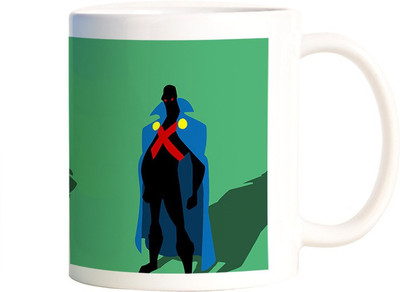 

Rangeele Inkers Justice League martian Ceramic Mug(300 ml), Multicolor