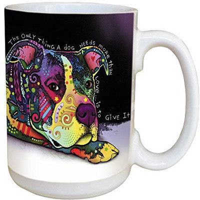 

Tree-Free Greetings Greetings 46200 Dean Russo Sweet Boy Ceramic with Full-Sized Handle, 15-Ounce Ceramic Mug(60 ml), Multicolor