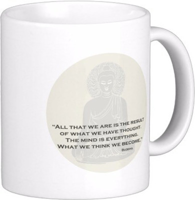 

Exoctic Silver Best Quoted Coffee 00136 Ceramic Mug(300 ml), Multicolor