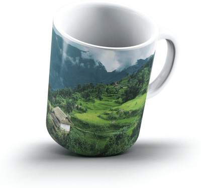 

Ucard Num Village Arun River Region Nepal2556 Bone China, Ceramic, Porcelain Mug(325 ml)