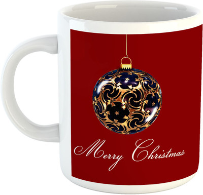 

Deeher Gifts Merry Christmas Design34 Ceramic Mug(330 ml), Multicolor