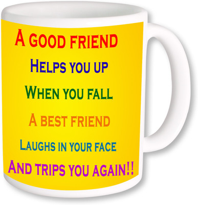 

PhotogiftsIndia Happy Friendship Day 041 Ceramic Mug(350 ml), Multicolor
