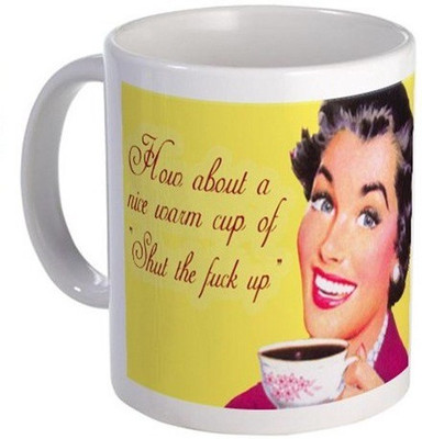 

Exoctic Silver Quoteds ooooo112 Ceramic Mug(300 ml), Multicolor