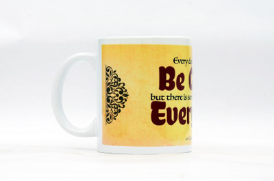 

The Values Store YP Ceramic Mug(350 ml), Yellow