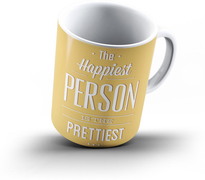 

Ucard Motivational Quote758 Bone China, Ceramic, Porcelain Mug(325 ml), Multicolor