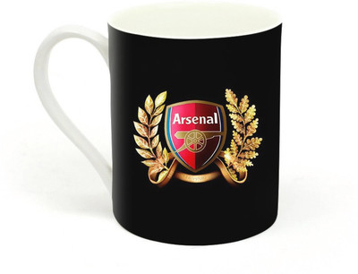 

Sowing Happiness SHMUG132 Arsenal Fans Ceramic Mug(350 ml), White