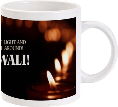 

Lolprint 38 Diwali Ceramic Mug(325 ml)
