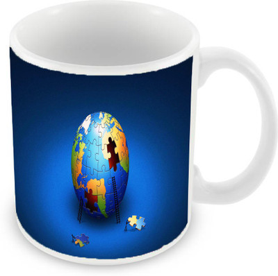 

Sleep Nature's SN-MG-561 Ceramic Mug(350 ml), Blue