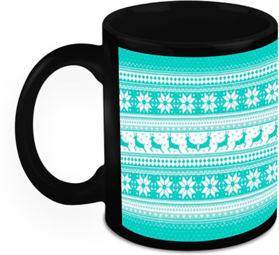 

Homesogood Festive Christmas Stag Ceramic Mug(325 ml)