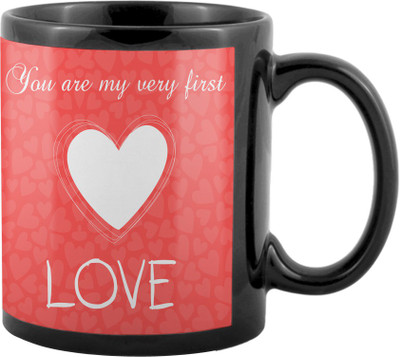 

SKY TRENDS Valentine Gifts For Special Girlfriend,Boyfriend,Wife,Husband,design 163 Ceramic Mug(325 ml), Black