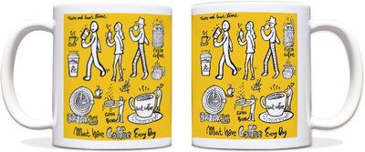 54% OFF on ShopMantra Must Have Coffee Every Day Black Ceramic Mug(300 ml) 54% OFF on ShopMantra Must Have Coffee Every Day Black Ceramic Mug(300 ml)