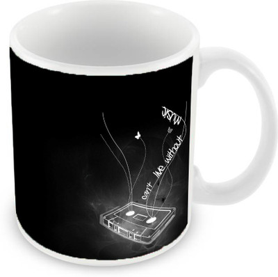 

Sleep Nature's SN-MG-647 Ceramic Mug(350 ml), Black