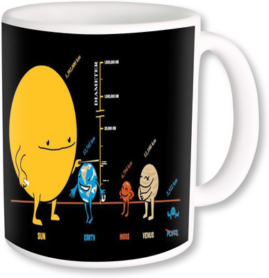 

Heyworlds pluto 021 Ceramic Mug(325 ml), Multicolor
