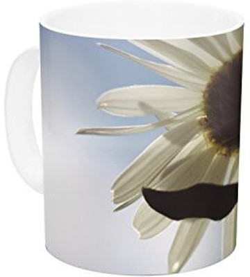 

Kess InHouse InHouse Angie Turner Daisy Bottom Sky Flower Ceramic Coffee, 11 oz, Multicolor Ceramic Mug(60 ml)