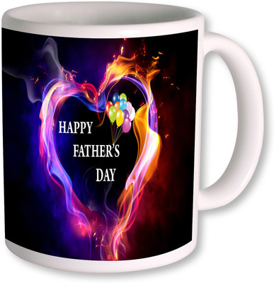 

PhotogiftsIndia Happy Fathers Day 073 Ceramic Mug(350 ml), White