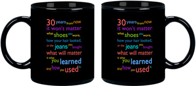 

Posterboy 30 Years- Inspirational Ceramic Mug(350 ml), Multicolor