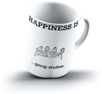 

Ucard Happiness Is1066 Bone China, Ceramic, Porcelain Mug(325 ml)