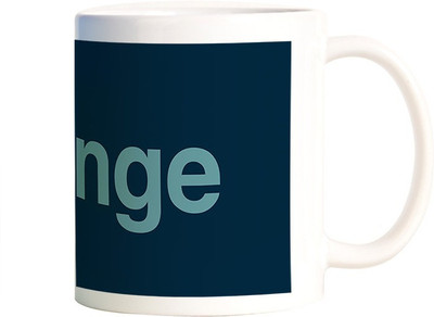 

Rangeele Inkers CHANGE Ceramic Mug(300 ml), Multicolor