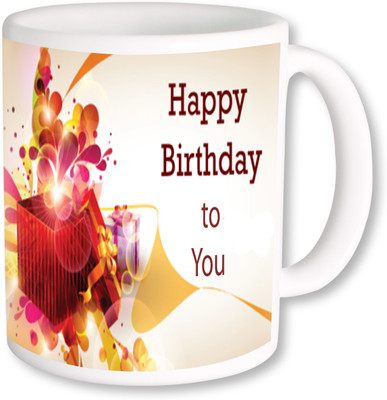 

PhotogiftsIndia Happy Birthday To You Ceramic Mug(325 ml), Multicolor