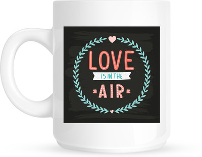 

HuppmeGift Love Air White Ceramic Mug(350 ml)