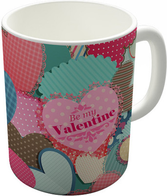 

Shaildha V064 Ceramic Mug(350 ml), Multicolor